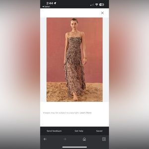 Shona Joy Valeria Ruched Frill Maxi dress